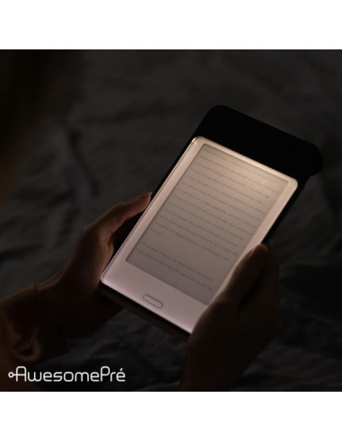 Luz de Libro Recargable USB AwesomePré - LED Frío, Portátil