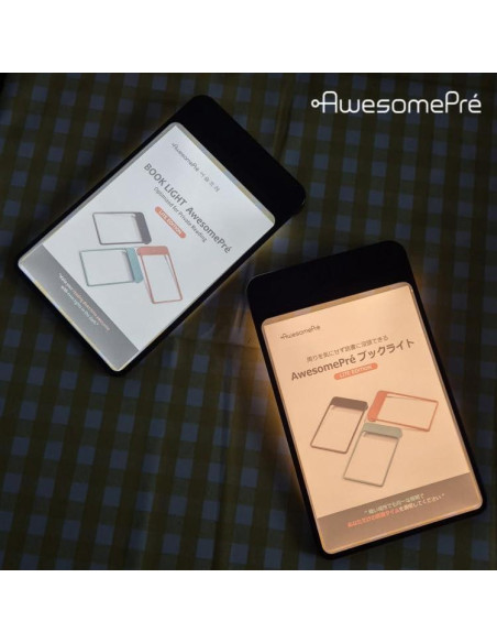 Luz de Libro Recargable USB AwesomePré - LED Frío, Portátil
