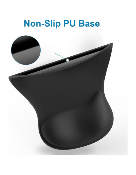 Alfombrilla de Ratón Ergonómica G JGOO con Reposamuñecas de Gel