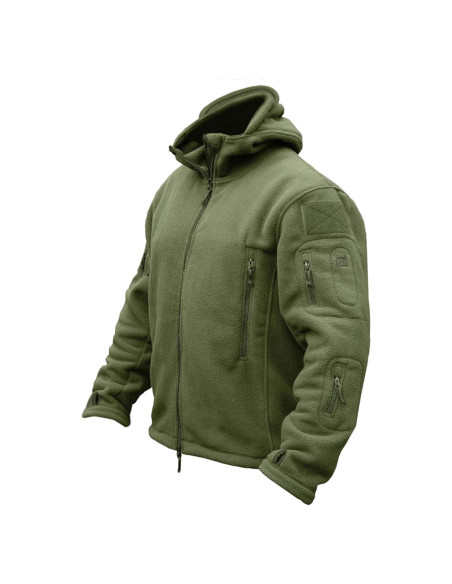 Chaqueta Táctica Militar CRYSULLY para Hombre Verde