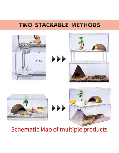 Recinto para Reptiles Reptile Growth 30.48x20.32x15.24 cm