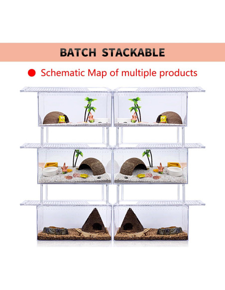 Recinto para Reptiles Reptile Growth 30.48x20.32x15.24 cm