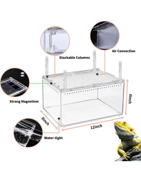 Recinto para Reptiles Reptile Growth 30.48x20.32x15.24 cm