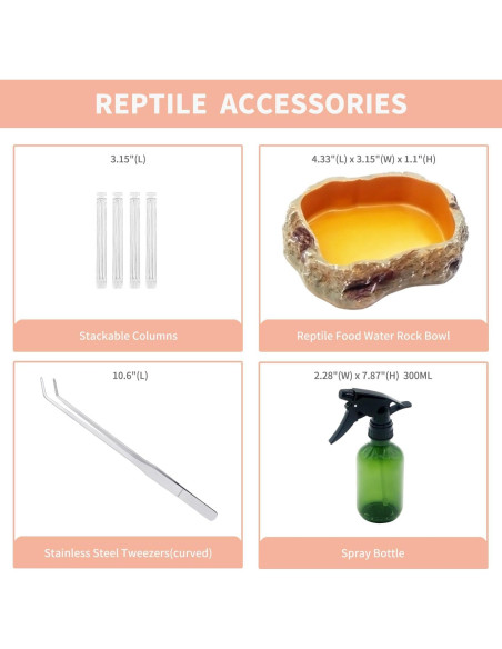 Recinto para Reptiles Reptile Growth 30.48x20.32x15.24 cm