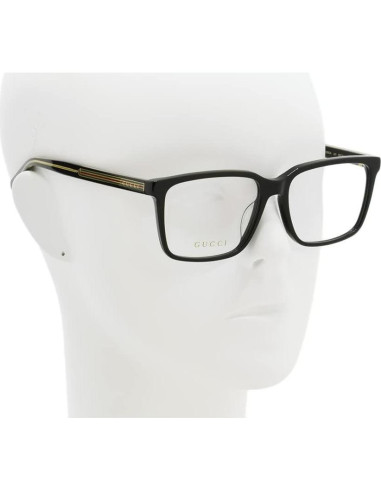 Gafas de sol Gucci GG 0385 OA 001 Negro 55mm Ajuste Asiático