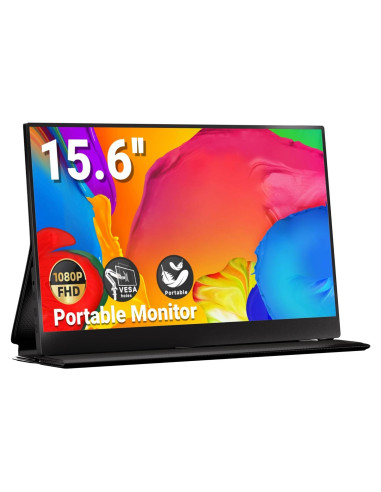 Monitor Portátil Ingnok 15.6" FHD 1080P USB-C Altavoces