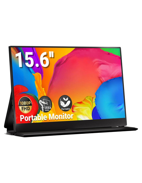 Monitor Portátil Ingnok 15.6" FHD 1080P USB-C Altavoces