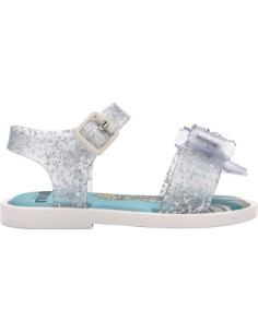 Sandalias Mini Melissa Mar Disney para Niñas - Glitter Claro 2