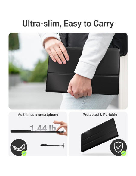 Monitor Portátil Ingnok 15.6" FHD 1080P USB-C Altavoces