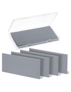 Gomas Amasadas Mr. Pen - Paquete de 4, Gris, 16x7 cm