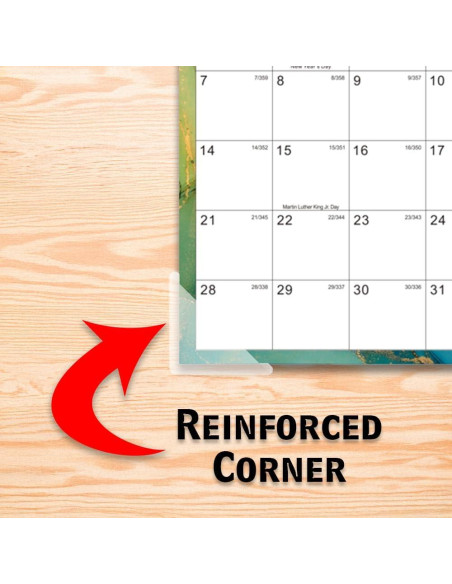 Esquinas de Calendario StoreSMART - Plástico Transparente - 500 Unidades Esquinas de Calendario StoreSMART - Plástico Transparente - 500 Unidades