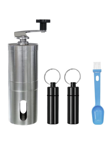 Triturador de Pastillas Ajustable MuYuDaDi - Acero Inoxidable - 1+3 Piezas