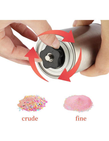 Triturador de Pastillas Ajustable MuYuDaDi - Acero Inoxidable - 1+3 Piezas