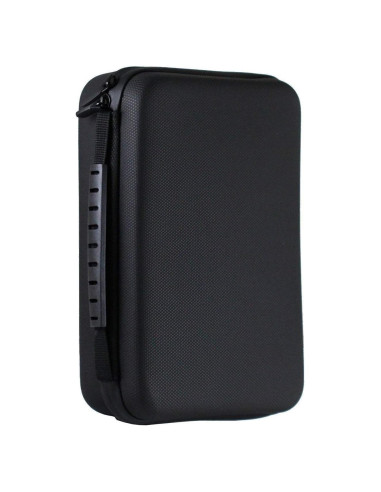 Funda Resistente Navitech Negra para Auriculares Audio-Technica