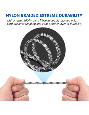 Cable Auxiliar Macho a Macho 3.5mm Tan QY 30cm Plata