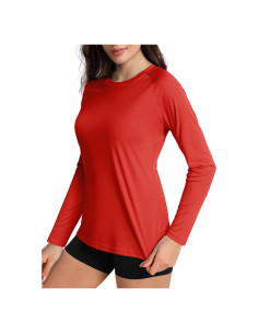 Camiseta de Sol para Mujeres Boladeci UPF 50+ Manga Larga