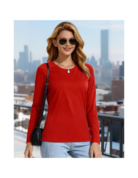 Camiseta de Sol para Mujeres Boladeci UPF 50+ Manga Larga