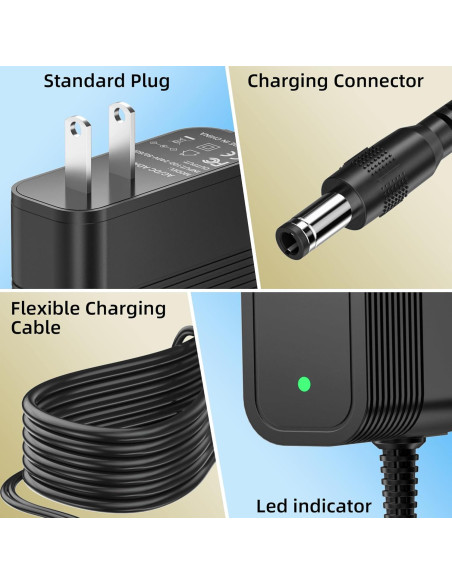 Cable de Alimentación 5V Tesenbai para Tocadiscos Crosley