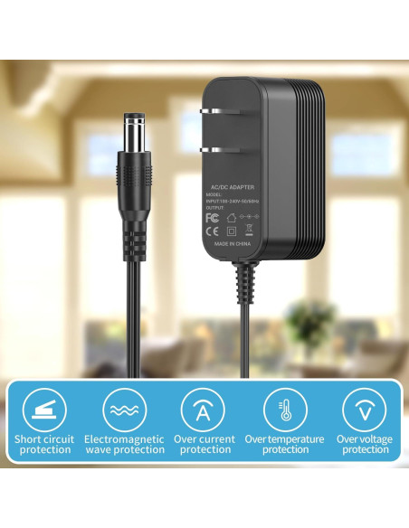 Cable de Alimentación 5V Tesenbai para Tocadiscos Crosley