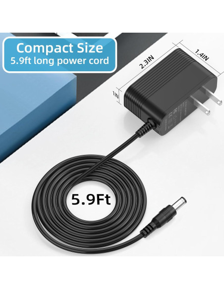 Cable de Alimentación 5V Tesenbai para Tocadiscos Crosley