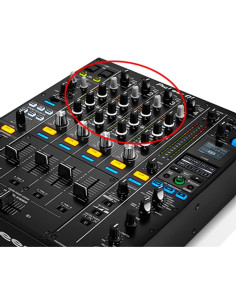 5 Piezas Perillas EQ Negras para Controladores DJ Pioneer y Más 2