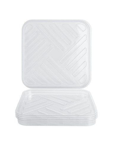 Plato de Plástico Idyllize 30.5 cm para Macetas - 5 Pack