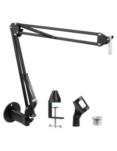 Soporte de Pared y Abrazadera para Micrófono SUNMON - Metal, 1.4kg