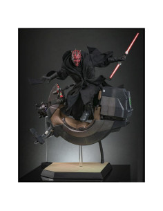 Figura Coleccionable Darth Maul con Speeder Sith Hot Toys 30.48 cm