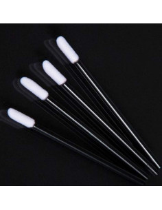 Pinceles de Labios Desechables Pimoys 200 Pcs 9cm Negro 2