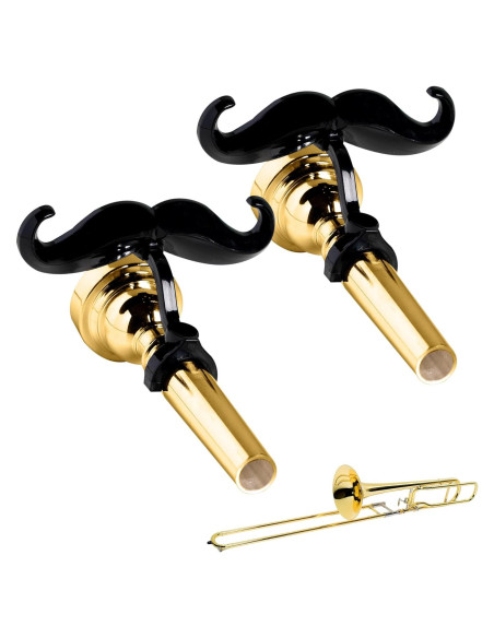 Bigote Clip-On para Trompeta Fortivo - Mango Pequeño, Negro