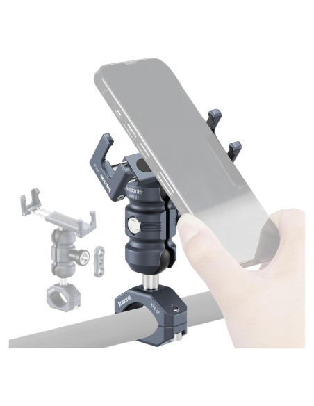 Soporte para Teléfono de Bicicleta KAPARNER KPS-02 Aluminio Ajustable