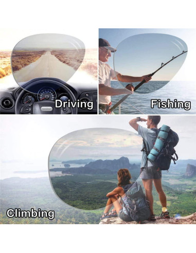 Gafas de sol polarizadas Skevic TR90 UV400 para deportes