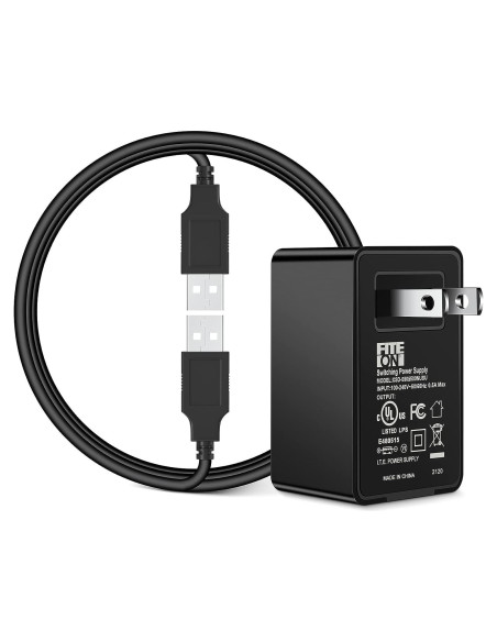 Adaptador USB 5V FITE ON para Dispensador Comida Mascotas VOLUAS