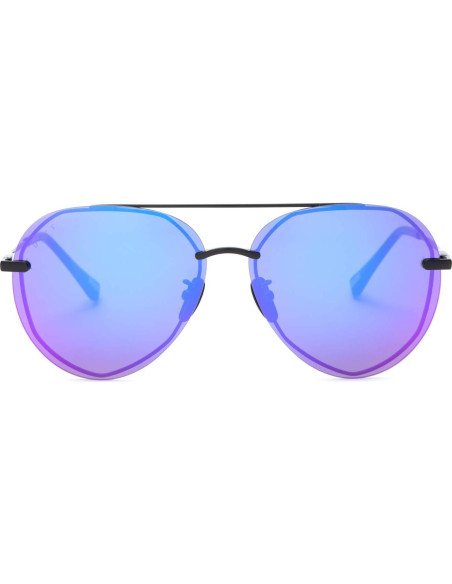 Gafas de sol aviador DIFF Lenox negras con UV400
