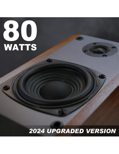 Altavoces Bluetooth Madera Cantante BT25 80W 2.0 Hi-Fi