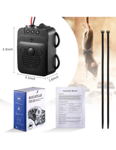 Repelente Ultrasónico de Animales Kittmip - Paquete de 4 Unidades 2