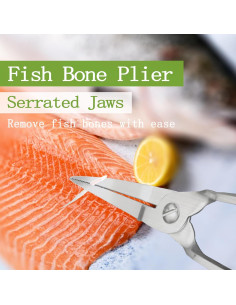 Pinzas de Huesos de Pescado PerYoLyf Acero Inoxidable 304 2