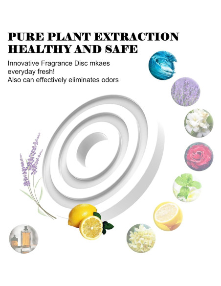 Paquete de 12 Discos de Fragancia Oceánica CYG&CL para Calentador de Toallas