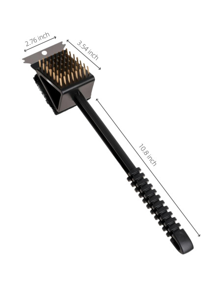 Paquete de 2 cepillos de limpieza para parrilla Genérico 3 en 1 Paquete de 2 cepillos de limpieza para parrilla Genérico 3 en 1