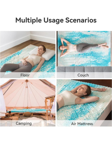 Colchón Acolchado AMICLIBER Queen 5 Zonas Espuma con Memoria