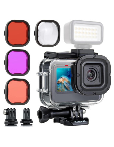 Funda Impermeable YALLSAME para GoPro Hero 9 10 11 12 13 60m