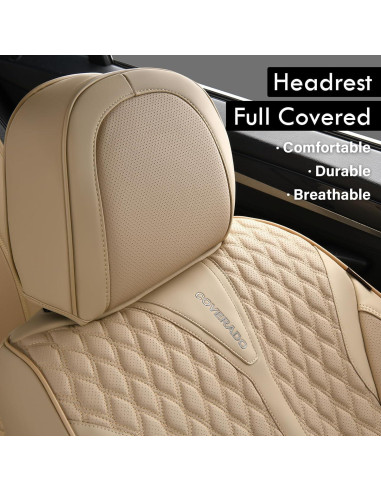 Cubiertas de Asientos Coverado D8862 Beige Impermeables