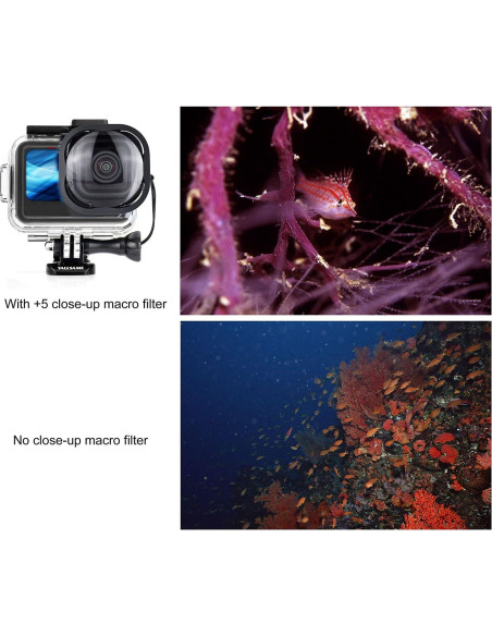 Funda Impermeable YALLSAME para GoPro Hero 9 10 11 12 13 60m