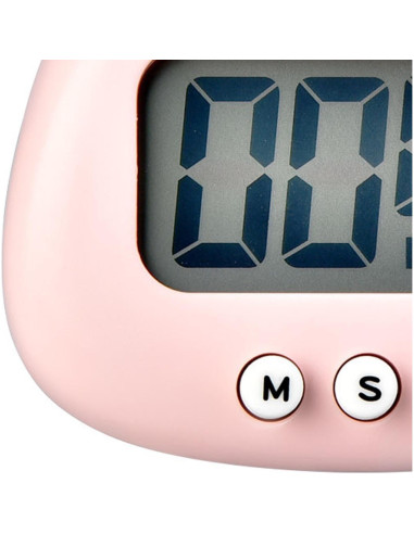 Temporizador de Cocina Digital HERCHR Conejo Rosa 99h