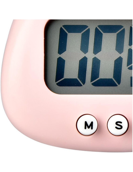 Temporizador de Cocina Digital HERCHR Conejo Rosa 99h