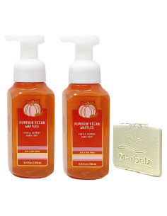 Jabón de Manos Espumoso Baño y Cuerpo Trabajos 2x259mL Pecan Calabaza