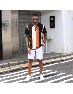 Camisa Polo Vintage para Hombre 3XL Negra - Casual y Ajustada 2