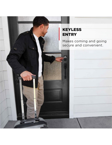 Cerradura Electrónica Kwikset 9250TRS-15S SmartKey Niquel Satinado