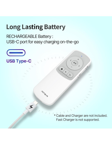 Control Remoto Pasador de Página Bluetooth MITER BTR02 para e-Readers