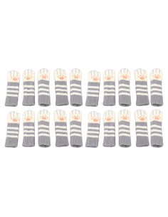 Cubiertas para patas de muebles plplaaoo - 20 piezas gris oscuro